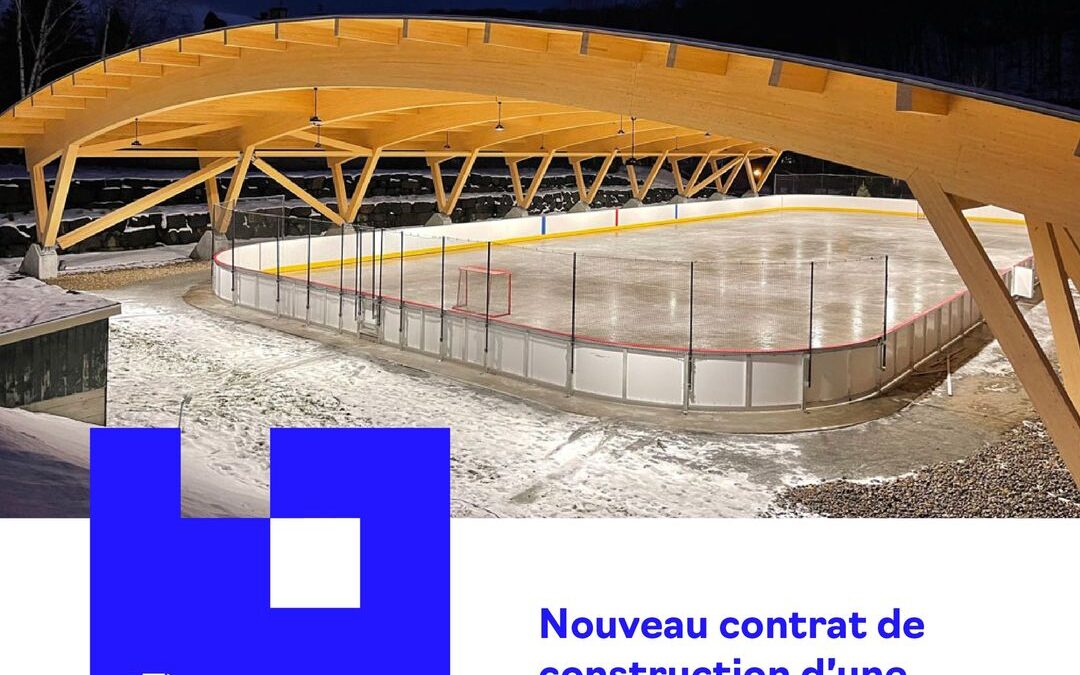 Construction d’une patinoire extérieure à Ange-Gardien